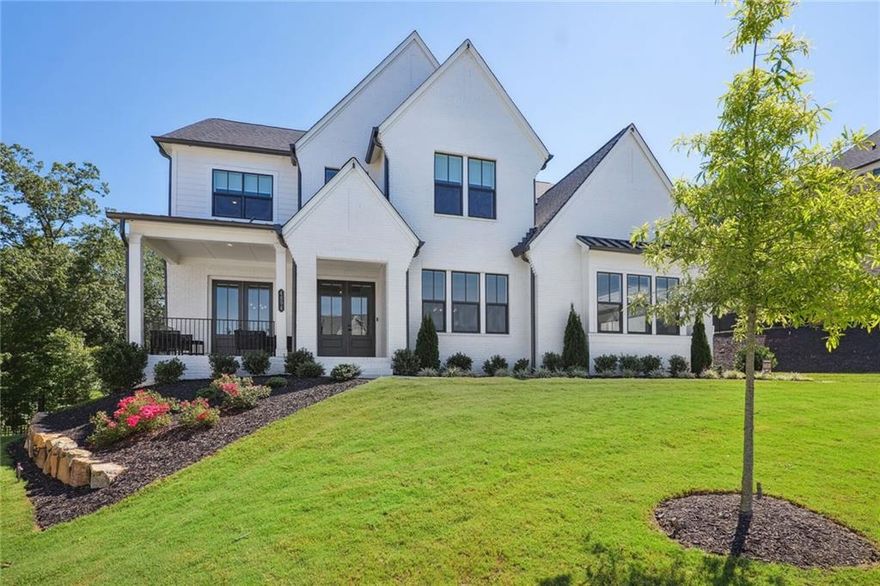 Gorgeous floor plan on a finished basement with outdoor screened patio, fireplace and private backyard. This home comes with a bedroom, bathroom, home office, exercise room and more in the finished basement. What an open concept on the main level with a large island in the kitchen and walk-in pantry. You will love the open floor plan from the Kitchen to Breakfast area and the Great Room, complete with built-ins speakers in the ceiling. On the upper level enjoy the oversized owner's suite to relax with a double vanity, walk-in shower, freestanding tub, and a HUGE walk-in closet with an island and a second walk-in closet.  Also, in this level you will find another 3 spacious bedrooms with private baths and an oversized bonus room to let your imagination do the work for its use. If working from home is needed, this awesome home comes with a private office space on the main floor with great neighborhood view, or also in the basement level is available.  You will not run out of space in this home! This is a private, gated community in an amazing location in the Lassiter school district.