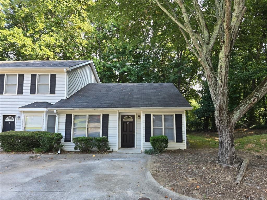 Don't miss out on this freshly painted 2 bed 2 bath condo located in Marietta. Lvp flooring throughout the entire home. Spacious family room with fireplace and sliding glass door leading to private patio. The kitchen features black appliances and provides a view of the family room. 2 Spacious bedrooms and 2 full baths all on 1 level. Landscaping is included in the rent. Renter's insurance is required.