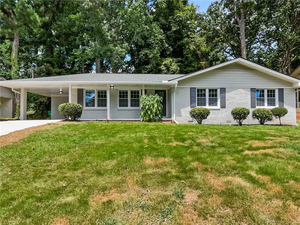 Welcome to this beautifully renovated home that features new windows, a new HVAC system and a new roof! Discover a bright interior tied together with a neutral color palette boasting fresh paint and new flooring. Step into the remodeled kitchen, complete with stone counter tops, new cabinets, stainless steel appliances and an eye catching stylish backsplash. A custom tile shower awaits in the master bath room. Take it easy in the fenced in back yard. The sitting area makes it great for BBQs! A must see!. 100-Day Home Warranty coverage available at closing