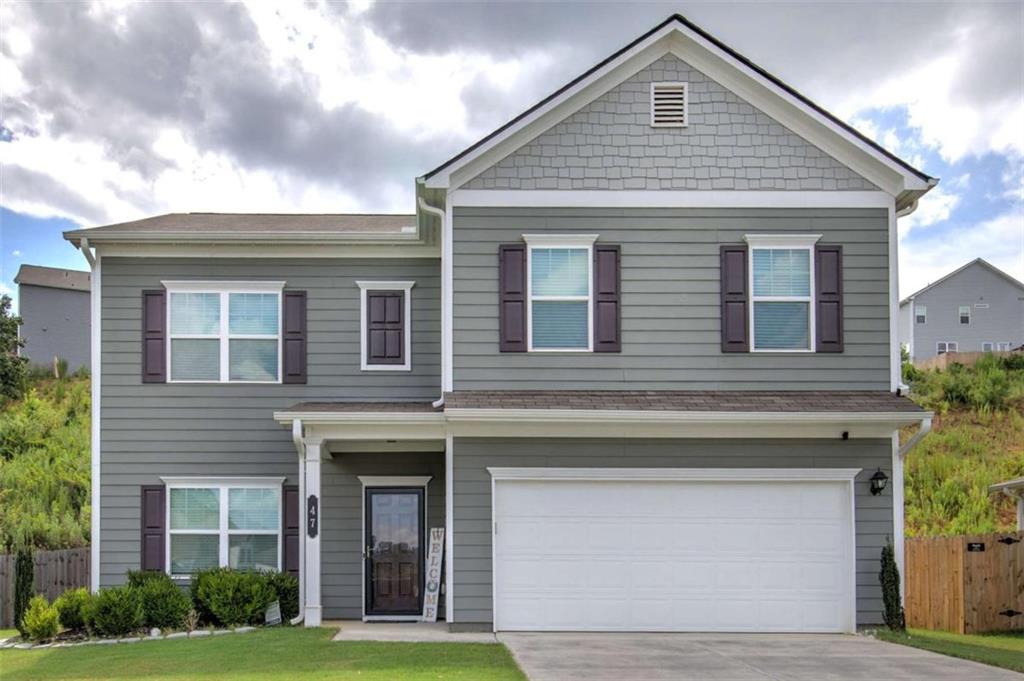 Welcome to this stunning 4 bedroom, 2.5 bathroom home built in 2022, nestled in a cul-de-sac, in a sought after neighborhood within the Adairsville school district. Step inside to discover a spacious open concept layout, perfect for entertaining and every day living. The bright and airy living area flows seamlessly into the kitchen. Upstairs, you will find a loft space, perfect for an office or entertaining area. The spacious owners suite includes an en suite bathroom, walk in closet and separate linen closet. Three additional bedrooms, bathroom and laundry room are also located on the second floor. Enjoy peaceful mornings or unwind in the evenings on the back patio. The back yard includes plenty of room to entertain or play within the fenced in area. This home also offers a 2-car garage and great curb appeal. This home is located in a friendly community with easy access to schools, shopping and dining.