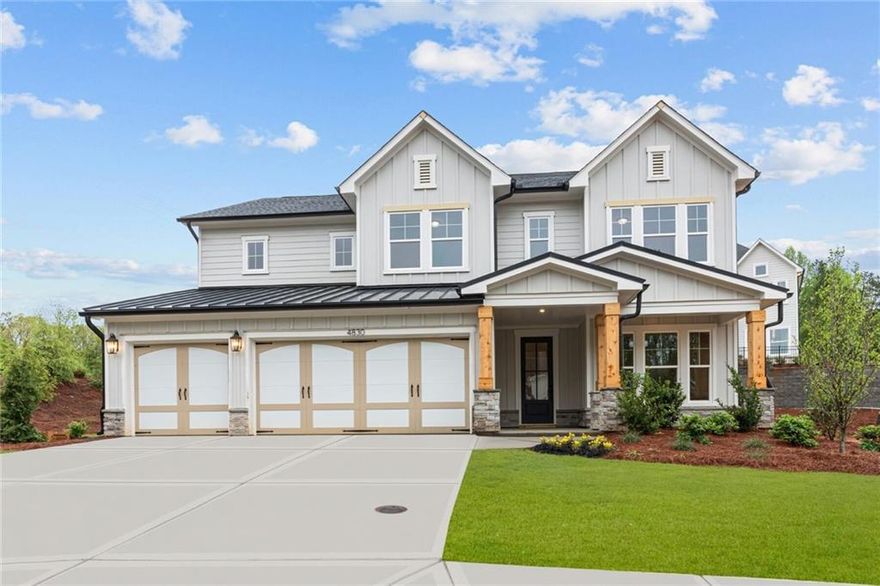 Limited-time Employee Pricing on Quick Move-in Homes in select Atlanta communities from Oct. 1–Nov. 15! Comfort and luxury inspire every lifestyle refinement of The Heatherwick floor plan by David Weekley Homes in Settingdown Farms. A welcoming view of the sunny family and dining spaces greets you from the moment you open the front door.    The streamlined kitchen creates an easy culinary layout for the resident chef while granting an open view of the adjacent living spaces. Pamper yourself in the spa-inspired Owner's Bath and explore the wardrobe potential of the large walk-in closet before retiring to the lovely Owner's Retreat.    Unique personalities will be delighted to make the spare bedrooms their own. Covered porches, an upstairs retreat and welcoming study offer dynamic spaces to easily adapt to your everyday and special occasion needs.    Send a message to David Weekley Homes at Settingdown Farms to learn more about the artfully crafted floor plan at the core of this new home in Cumming, GA.