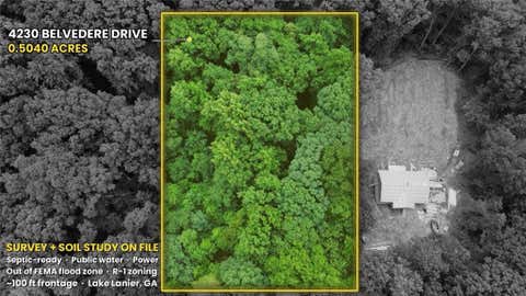 Vacant Land For Sale - 4230 Belvedere Drive<br/> Hall County, Gainesville, GA 30506