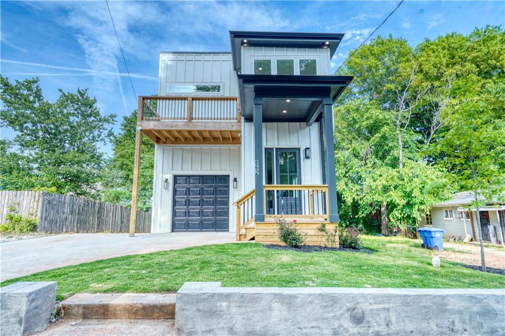 Welcome to this brand-new modern home in the heart of Atlanta’s vibrant Pittsburgh neighborhood. Thoughtfully designed with high-end finishes, this home offers both style and function throughout.
The spacious owner’s suite features a private tiled deck, spa-style bathroom with dual-head shower, double vanity, and a large walk-in closet. Two additional bedrooms each include walk-in closets and share a beautifully finished full bath. All bathrooms include custom Marfa Cabinet vanities, quartz countertops, and modern lighted mirrors.
Smart home features include a Ring doorbell, Nest thermostats, Modern Forms Smart Fans, LED lighting, and an energy-efficient electric water heater.
Located within walking distance of Pittsburgh Yards and the Beltline, and just minutes from Georgia State, Clark Atlanta, Spelman, Mercedes-Benz Stadium, the Georgia Aquarium, and downtown shops and dining. Quick access to I-20, I-75/85, and Hartsfield-Jackson Airport.
Don't miss your chance to own this striking new home in one of Atlanta’s fastest-growing communities. Schedule your tour today.