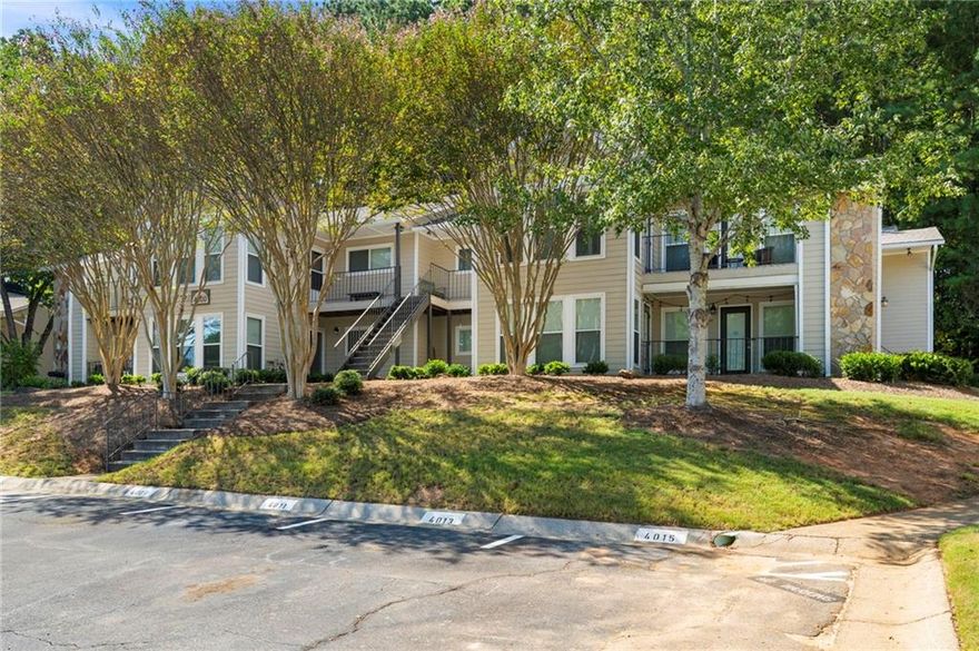 Have you been waiting for an affordable condo that offers both privacy and unbeatable convenience? Well, your patience has paid off! Welcome to this spacious 2-bedroom, 2-bathroom first-floor unit tucked away in a serene Roswell community, just minutes from everything you love about Historic Downtown Roswell and East Cobb. - The roommate-style floor plan makes daily living easy, with two generously sized bedrooms, each with large walk-in closets, separated by a bright and open living space. The living room flows naturally into a dining area and a large sunroom that doubles as the perfect flex space. Off the sunroom, a private patio extends your living outdoors and backs up to undeveloped wooded land, offering rare privacy and even the occasional deer sighting. - Inside, you’ll enjoy single-level living with vinyl flooring throughout, minimal steps to the entry, and a layout that truly lives larger than its 1,263 square feet. Priced well below recent sales in the community, this condo presents a prime opportunity to get into a desirable Roswell location at a great value. - The community itself is well maintained with a professionally managed HOA that covers water, pest control, exterior, and yard maintenance, plus a pool to enjoy in the warmer months. Neighbors here appreciate the true sense of community, quiet surroundings, and even a community lake. - The location provides for an unmatched lifestyle. Head left out of the neighborhood and you’re minutes from vibrant downtown Roswell with its incredible restaurants, breweries, festivals, and events. Go right, and you’re in East Cobb with top shopping, gyms, and dining at your fingertips. You’re also just a short drive from the Chattahoochee River and Nature Center, Azalea Park, The Mill, and miles of parks and trails. Everyday conveniences like Kroger, Starbucks, and local restaurants are right across the street. - Opportunities like this don’t last long in Roswell. Come check it out for yourself