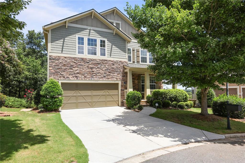Move-In Ready Gem in James Creek! This beautifully maintained home is truly move-in ready, with fresh paint and new carpet throughout. Lightly lived in by its original owners, it's been thoughtfully cared for, and it shows. Nestled in a quiet cul-de-sac in the sought-after James Creek neighborhood, residents enjoy top-tier amenities and access to some of the best schools in the area. The welcoming front porch and freshly painted back deck offer perfect spots for morning coffee or evening relaxation. Inside Features Include: Spacious chef's kitchen with a peninsula, stainless steel appliances, breakfast area, and breakfast bar. Butler's pantry and generous storage throughout. Guest bedroom and full bath on main-ideal for visitors or multi-generational living. Upstairs: oversized primary suite with space for a seating area or gym, plus 3 large secondary bedrooms and 2 additional bathrooms. Luxurious primary bath with garden tub, separate shower, double vanities, and a boutique walk-in closet. This home combines comfort, functionality, and charm-schedule a viewing and see for yourself. It won't be on the market long! A finished basement like this opens a world of opportunity-and showcasing it virtually is a brilliant move. Whether you're imagining a cozy home theatre, a sleek gym, a guest suite, or even a wine-tasting lounge, the possibilities are truly endless. Backyard also opens the possibility of a pool. Extended patio is ideal for entertaining. Conveniently located and close proximity to shopping, medical facilities, restaurants and schools. Builder: Ashton Woods-Energy Star Qualified Home.