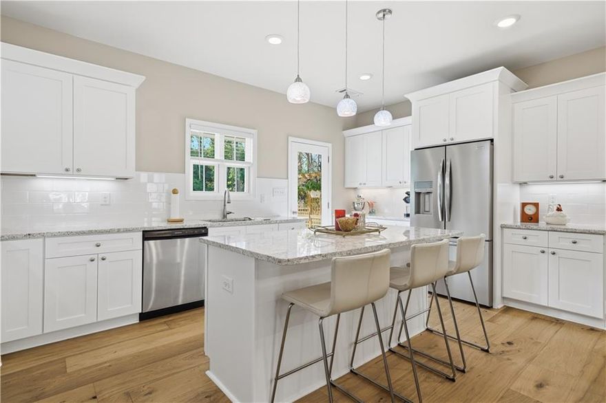 ** Prepare to fall in love !**

This *like-new* home was built with exceptional attention to detail and showcases beautiful, thoughtfully designed features throughout. You won't find another one-story, stepless-entry home quite like this in the area!

The open-concept layout welcomes you into a spacious, comfortable living area-perfect for cozy movie nights or gatherings with friends. The well-appointed kitchen offers everything your heart desires, featuring modern finishes, quality appliances,and an effortless flow for entertaining.

Every element has been carefully curated-from the stunning wood floors to the abundant natural light that fills each room. Custom privacy screens allow you to enjoy both brightness and seclusion.

The primary suite is a retreat of its own, boasting a luxurious bathroom with elegant tile and granite finishes that highlight the home's craftsmanship and attention to detail. Even the garage is
beautifully finished and painted, including the flooring-proof that no corner was overlooked!

Built in ** 2025 ** , this home features a large hot water heater, new systems, and full warranties for peace of mind. Step outside to your covered patio with a privacy screen, small garden spaces, and a spacious backyard-all maintained effortlessly with a ** Rain Bird irrigation system **.

This home blends modern comfort, timeless design, and total convenience-Jasper, GA is growing and homes like this won't be on the market long.

This one is MOVE-IN ready and waiting for you!