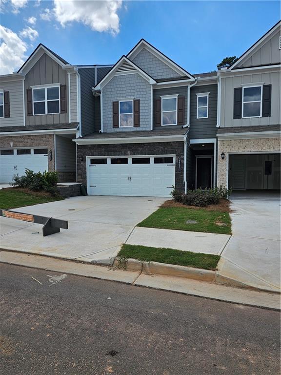 Newly constructed modern townhome in the Heart of Austell FOR RENT! This home offers 3-bedrooms, 2.5-bathrooms townhouse designed for modern comfort and style. Nestled in a growing community in Austell, this home features an open-concept main level with luxury vinyl flooring, a bright living room, and a stylish kitchen complete with granite countertops, stainless steel appliances, and a spacious island perfect for entertaining. Upstairs, you'll find a serene primary suite with a walk-in closet and a spa-inspired en-suite bathroom, along with two additional bedrooms and a full bath - ideal for family, guests, or a home office setup. Enjoy the convenience of an upstairs laundry room and a two-car garage. With energy-efficient features, low-maintenance exteriors, and easy access to shopping, dining, and major highways, this home blends comfort and convenience in one perfect package. Whether you're a first-time renter, family or young professional without compromise, this is the home you've been waiting for!