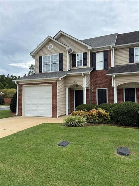 Townhouse For Rent - 100 Eagle Glen Drive<br/> Cartersville, GA 30121