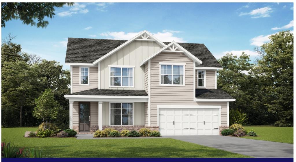 Peachwood C2 #55 - 2-Story 4/2.5 Craftsman Style Home on Basement situated on approximately 1.32 acre homesite. This home offers an Open Concept kitchen, dining and family room w/fireplace with Primary Suite and Flex Room on the Main. Enjoy cooking in your Chef inspired kitchen with 42" cabinetry, granite countertops, tiled backsplash, large island, stainless appliances and pantry. Primary Suite comes with ceiling fan, double vanities, oversized tile shower, and walk-in closet. A beautiful staircase leads to the upstairs spacious Open Loft. All secondary bedrooms are on the upper level. Ceramic tile flooring in full bathrooms and laundry room. Rear patio overlooking a large private backyard that is great for entertaining family and friends. In close proximity is beautiful Jackson Lake where you can enjoy all your water sport activities such as boating, jet skiing, fishing, etc. Jasper County school system. Convenient to Covington, Conyers, McDonough and I-20. 100% Financing available. Wow!!...Buyer Incentive Up to $10K in closing cost when using a Preferred Lender. Listing contains File Photos shown of similar home for representation; however, some features/colors may differ. Call TODAY to schedule a tour.