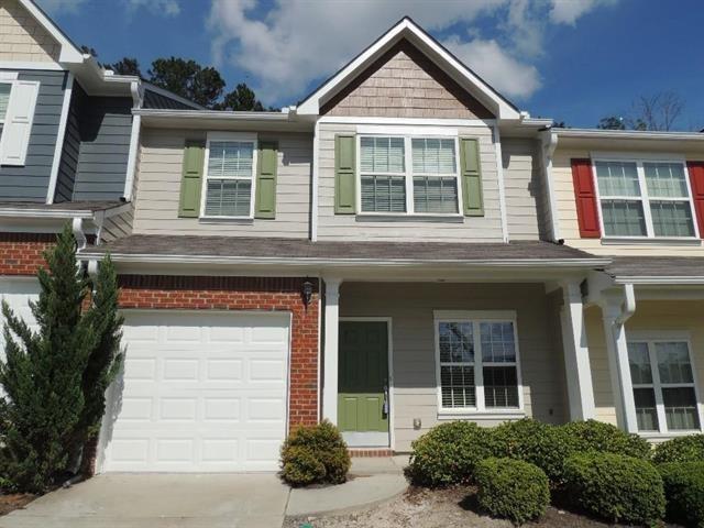 ADORABLE 3 BEDROOM, 2 1/2 BATH, 2-STORY TOWNHOUSE. THIS UNIT FEATURES STAINED CABINETS WITH TILE FLOOR IN THE KITCHEN, EAT-IN-AREA, BRREAKFAST BAR AND BLACK APPLIANCES, FAMILY ROOM , ONE CAR GARAGE, BACK PORCH, NEUTRAL COLORS, GREAT CONDITION, MINUTES TO MALL OF GA, RESTAURANTS, I-85 AND I-985. GREAT SCHOOL TOO. A MUST SEE.