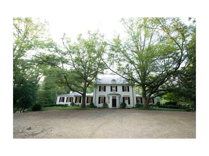 Shutze's beautiful Thornton Jones House-an Atlanta Landmark, completely renovated and expanded by Bill Harrison. Large Master Suite, outfitted gym, sauna, steam, Massage Room, Salt-Water Pool and Spa, Gazebo Pool House. Chef's Kitchen. 2 Gated entrances - Chatham & W. Paces, 2 Acres. Gated entrances off of W. Paces Ferry and Chatham. Bank Owned, Financing Available.