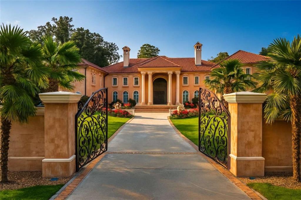 Welcome to one of Atlanta's most iconic and distinguished luxury estates-now offered below appraisal value. Set behind private gates on nearly 2 pristine acres in coveted Sandy Springs, this Mediterranean-style masterpiece has served as both a premier filming location and a top-tier A-List housing spot for major productions. Boasting 10 spacious bedrooms-including a grand Owner's Suite on the main level with a spa-inspired en-suite bath-this estate spans three expansive levels of unparalleled design and comfort. The gourmet kitchen is built to impress with dual islands, Sub-Zero refrigeration, a professional 8-burner Viking range, and generous wine storage-perfect for high-end entertaining or intimate dinners. Tailored for luxury and leisure, the home features a stunning ballroom, state-of-the-art theater, custom bar, home gym, expansive game room, and a 6-car garage. Step outside to your own private resort with a heated saltwater pool, full outdoor kitchen, and lush landscaping offering both celebration space and serene escape. ***This home also presents a unique income-generating opportunity: purchase with an option to partner with the established property management company to continue its successful production, housing and event rental model. Call the listing agent for details.*** Located just minutes from elite schools like Heards Ferry Elementary, fine dining, and top shopping destinations-720 Heards Ferry Road is where luxury, legacy, and lifestyle converge. Schedule your private tour today.