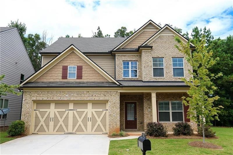 Gorgeous brick front single family home located in Buford City. built in 2016. Open floor plan on main level. Huge master bedroom upstairs. Walk in closet. Community offers swimming pool and tennis court.