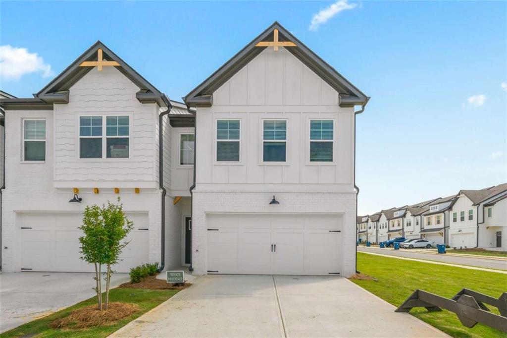 MOVE IN READY!!! ABSOLUTELY BEAUTIFUL 3 bed, 2.5 bath Townhome in Auburn FOR LEASE! Be the VERY 1st to enjoy this AMAZING *REDLAND Floor Plan! This Home has all the BELLS & WHISTLES of a LUXURY HOME! Open Concept w/Hardwoods on Main level. *Crisp Clean Kitchen w/Modern Look Gray Cabs, *Beautiful Quartz Stone Countertops and *SS Appliances. *5-burner Gas Range. *Microwave *Spacious Walk in Pantry. *Warming Fireplace. *Hardwood Stairwell leading to 2nd Level where you will find the Owner's Retreat w/Spa like bathroom. *Double Vanity. *Relaxing Deep Soaking Tub and a Separate Shower. *Huge Closet. Split floor plan w/spacious Secondary Rooms...Shared Bath. *Upper Level Laundry Rm with Washer and Dryer. *2-car Garage. *FENCED Patio with privacy. Auburn is just a short distance away from The Huge MALL of GEORGIA area for Shopping, High-end Restaurants, Movies and other Entertainments. Home is a *END UNIT on a corner lot. *Enter the GATES to Enjoy the Community Fun w/Swimming Pool, Play area, Play Pickleball & Tennis on the Blue Courts! MUST SEE to Appreciate! Call today and schedule a SHOWING before it is gone! Very Beautiful Rental!!