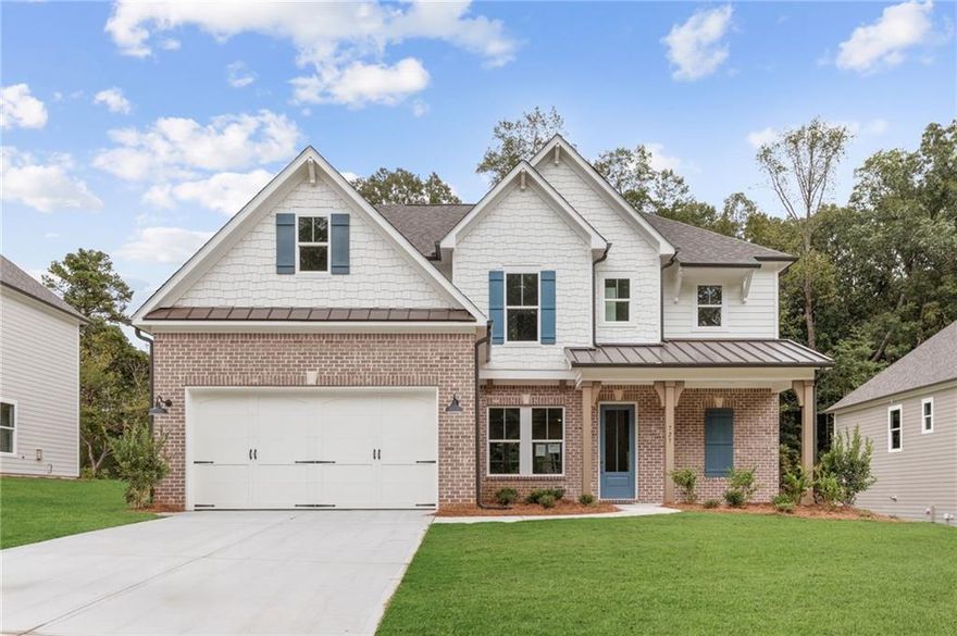 WINDSONG - AC 05 CHATHAM D - Welcome home to an exclusive collection of just 32 luxury homes by Windsong Properties! This exceptional location in Cobb County offers convenient access to shopping, dining, and recreational activities, all while being part of a highly-rated school district. 

Luxury features in these homes include oversized kitchen islands with quartz countertops, 42-inch cabinets, and spacious walk-in pantries. The primary bedrooms boast tray ceilings and generously sized walk-in closets. The primary bathrooms come equipped with a free-standing tub and comfort-height toilets, along with quartz countertops in both the primary and secondary baths. Raised-height vanity cabinets and white rectangular undermount sinks add a touch of elegance. 

Experience the unmatched quality and luxury that you expect from Windsong homes!