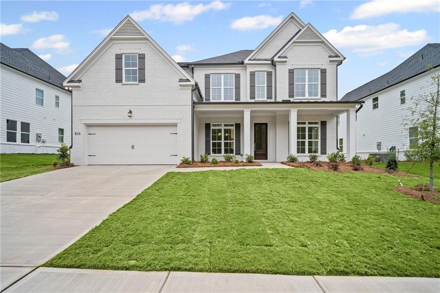 Welcome to your new Sanctuary. The Antioch has everything you have been looking for and more. Take a break on your front or back porch. Work from home in the privacy of your light filled home office at the front of the home. Entertain a large group of family and friends in your open concept kitchen, greatroom, and outdoor covered patio. Did you notice the large dining room and butlers pantry? There is a guest suite on the first floor along with a powder room. Upstairs you have a dreamy primary suite with a large bathroom and oversized closet. There are 3 more luxurious secondary bedrooms with private baths. Vista Ridge has country club style amenities including a clubhouse, pool, playground, outdoor lounge area, and a cabana with restrooms that will overlook 4 pickleball courts. What more could you ask for? How about great schools close by including Arnold Mill Elementary just a few blocks away. Toll Brothers offers a home warranty and we are offering closing cost assistance with our preferred lender. Come tour this home.