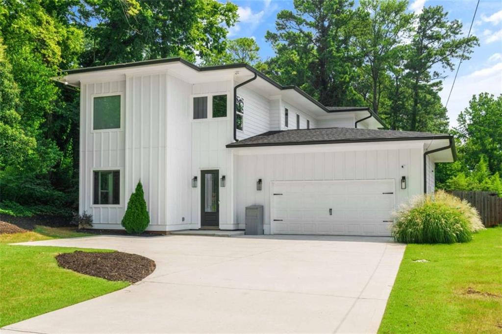 Instant Equity Alert – Priced OVER $100K BELOW Appraisal Value!
This is your opportunity to own a stunning, turnkey modern residence that combines sophisticated style, open-concept living, and unmatched value.
Step inside and be captivated by the soaring 20-foot ceilings, wall-to-wall natural light, and designer-selected finishes that define every inch of this home. The main-level bedroom offers ultimate flexibility—perfect as a stylish home office or guest suite.
At the heart of the home lies a chef’s kitchen that dazzles with sleek quartz countertops, a waterfall island, and a premium stainless steel appliance suite—built for both gourmet cooking and memorable entertaining.
Retreat upstairs to a luxurious owner’s suite featuring a spa-inspired bath with a deep soaking tub, dual vanities, and an oversized frameless glass shower. Every additional bedroom boasts its own private en-suite bath—ideal for multigenerational living or elevated guest comfort.
Outside, create your own resort-style backyard oasis in the fully fenced, professionally landscaped yard—plenty of space for a pool, outdoor kitchen, or dreamy garden escape. Stylish...Spacious...Priced to Move! Don’t miss this rare opportunity—luxury living with true value!
