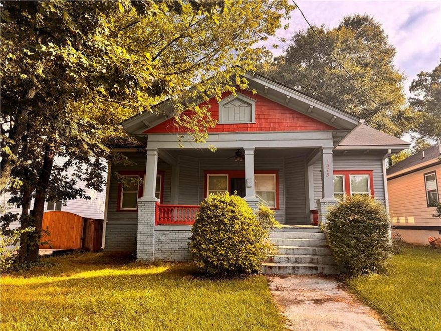 Charming Historic West End Gem with Sunroom & Spacious Porch Welcome to this beautifully updated single-family home nestled in the heart of Atlanta’s Historic West End! This stunning residence blends timeless character with modern elegance, offering the perfect blend of comfort and style. Step onto the large, inviting front porch, ideal for morning coffee or evening relaxation. Inside, you'll be greeted by a spacious open floor plan designed for both entertaining and everyday living. Hardwood floors flow seamlessly throughout, enhancing the warmth and sophistication of the home. Elegant French doors open into a cozy yet expansive living room, while a separate dining room provides the perfect setting for gatherings and dinner parties. The home features three generously sized bedrooms and two well-appointed bathrooms, offering comfort and privacy for family or guests. Enjoy year-round sunshine in the attached sunroom, a bright and airy space perfect for a home office, reading nook, or indoor garden. Located in one of Atlanta’s most vibrant and historic neighborhoods, you’ll be just minutes from parks, BeltLine access, MARTA, restaurants, and cultural landmarks. Don’t miss the opportunity to own a piece of Atlanta history, while adding your personal touch!