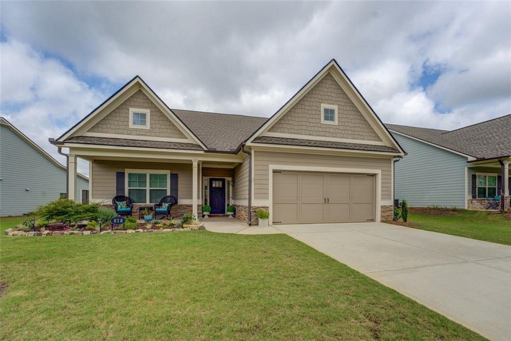 Charming & Immaculate Home in the Desirable Grand Haven 55+ Community!
Don’t miss this beautifully maintained Thompson plan located in the sought-after Grand Haven active adult community—where resort-style amenities and friendly neighbors await! This immaculate home features 2 spacious bedrooms, each with oversized closets, and 2 full bathrooms, offering both comfort and functionality.
Enjoy a thoughtfully landscaped yard, a covered back porch perfect for morning coffee or evening relaxation, and a fenced backyard ideal for pets or privacy. Whether you're looking to downsize or enjoy low-maintenance living, this home is priced to sell and move-in ready.
The Grand Haven community offers a wealth of amenities including a clubhouse, fitness center, swimming pool, tennis, walking trails, and more!
Schedule your private showing today—this one won’t last!