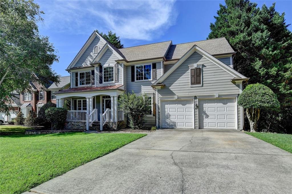 Excellent North Gwinnett School District, 4Beds&21/2Bath w/ bonus room upstairs, Full finished basement offers room & full bath, separate theatre space & living room, huge private backyard, Luxury tiles & hardwood combined main floor, Eat in kitchen, kitchen view to family room, separate dining & living room can be used another office space for main level, updated master bathroom & hall way bathroom upstairs, Replaced New pella window for entire interior windows keep your gas & electricity bill low enough like new home.