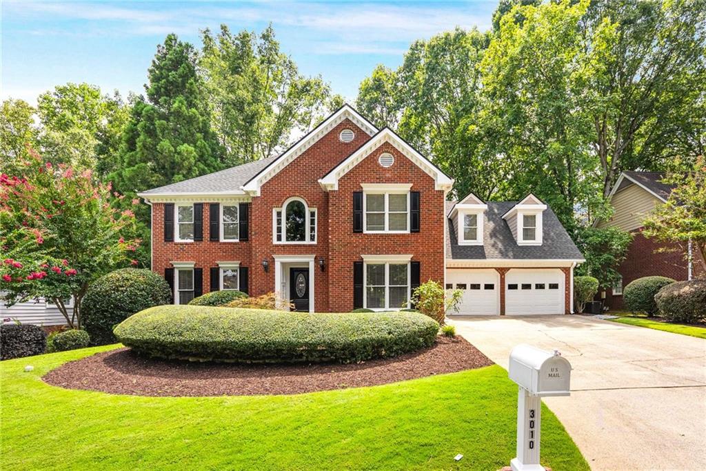 Welcome to 3010 Eglantine Court! Situated in the sought-after swim/tennis community of Princeton Corners, this wonderful three sided brick home with finished basement feeds into Eastside, Dodgen and Walton schools! Beautiful landscaped, with fresh paint inside and out, this home is yours for the taking! You’re welcomed into a two story foyer with adjacent formal living and dining rooms. The rear of the main level features a large living room with a stunning brick fireplace, open concept kitchen and a breakfast room with vaulted ceilings and skylights, providing an abundance of natural light! An oversized deck off this area is perfect for outdoor entertaining! A second staircase leads to a huge light filled bedroom with solid surface floors and two additional guest bedrooms and full bathroom down the hallway. The large primary bedroom has beautiful vaulted trey ceilings and so much natural light. A double vanity, free standing shower, jetted tub and a large walk-in closet complete the primary suite. The finished basement is superb with a built in bar/entertaining room, a living room with bonus room, a full bedroom and bathroom, and a huge walk out patio to extend the fun outdoors! Princeton Corners is a swim/tennis community in a location that is second to none, just yards from Roswell Rd and all of the conveniences of East Cobb living. I-75 is only a 5 minute drive away too! Bring your buyers to this beautiful East Cobb home in the best school district around!