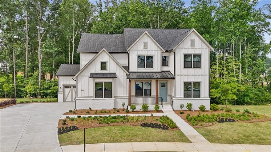 Northeast-facing, move-in ready home on a premium basement lot with a rare, oversized private backyard—ideally located in the prestigious Sterling Point community. Spacious basement home site backing up to the privacy buffer. This stunning two-story residence features an open and bright layout with 10’ ceilings and upgraded, low-maintenance engineered hardwoods throughout the main floor. Enjoy a spacious sunroom, extended living room, gourmet kitchen with granite countertops, stainless steel appliances, large island, and a walk-in pantry with granite workspace. The main level includes a guest bedroom, full bath, a dedicated home office/library with French doors, and a convenient drop zone near the extended garage. Upstairs, the luxurious primary suite offers a tray ceiling, sitting area overlooking the private backyard, and a spa-like bath with a frameless walk-in shower, drop-in tub, and dual vanities. Additional highlights include a tray ceiling in the dining room, upgraded laundry room with sink and cabinetry, linear fireplace with floor-to-ceiling tile surround, whole-house rocker switches, and a deck with a natural gas connection. The spacious unfinished basement provides endless potential. Located in the heart of Cumming, just 3 miles from Halcyon and The Avenue, and minutes from Exit 12 off GA-400, with top-rated schools, shopping, dining, healthcare, and recreation nearby. Lawn maintenance and Irrigation is included with this spacious home site. Resort style amenities with pool. Experience luxury living at Sterling Pointe! Also listed for rent.
