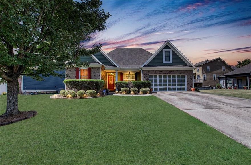 ** BRAND NEW ROOF** Welcome to 27 Summer Place, a beautifully maintained home in a quiet Cartersville neighborhood. Inside, you’ll find an open floor plan with a spacious living room, abundant natural light, and a dining area that flows seamlessly into the kitchen. The kitchen offers plenty of cabinet space, plantation shutters, and a convenient layout for everyday living and entertaining. The private primary suite is a true highlight, featuring a full bath and an oversized walk-in closet. Additional bedrooms are generously sized and perfect for family, guests, or a home office. Throughout the home, you’ll find thoughtful updates, ample storage, and a functional layout designed for comfort. Step outside onto a beautiful screened-in porch and to enjoy a private, fenced backyard—ideal for cookouts, pets, or relaxing weekends. The home also offers a two-car garage and sits on a well-kept lot with great curb appeal. Conveniently located just minutes from downtown Cartersville, schools, parks, LakePoint, and shopping, this home delivers the perfect blend of comfort, function, and location.