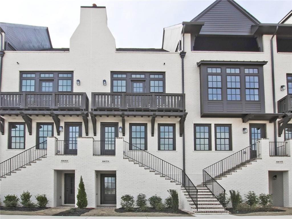 Experience the upscale, urban ARIA lifestyle! Enjoy work-life-play in vibrant Sandy Springs! Beautiful and modern 4-level townhouse, walkable to shopping and dining at Aria Village! Conveniently located next door to Mercedes-Benz headquarters, across the street from UPS headquarters, just minutes to Cox Communications, State Farm headquarters, and many more companies. Close to downtown Sandy Springs, GA400 & I-285. Easy drive north to Roswell and Alpharetta, downtown Atlanta, airport. BEAUTIFULLY APPOINTED and UPGRADED townhome! Sleek and stylish, just refreshed with all new paint. NO CARPET! Beautiful hardwood floors, gorgeous open concept kitchen, dining area, fireside living room opens to deck. Sophisticated primary suite with luxurious spa-like bath is located on the top floor along with a loft, laundry room, and access to the sky deck. Excellent storage! Finished terrace level features a huge flex room, full bathroom and 3 closets. Steps away from the resort-style pool. Requirements to rent: 700+ credit score, clean credit required, no prior evictions, non-smokers/vapers, monthly income 3X monthly rent. No cats. $6000 damage/security deposit required at lease signing. The home is tenant-occupied and will require an appointment to tour the day before.