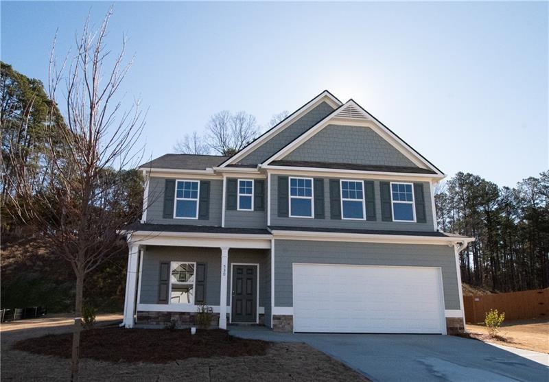 AVAILABLE FOR RENT! BRAND NEW ! READY TO MOVE IN! This stunning 4-bedroom, 2.5-bath home offers 2,200 sq ft of well-designed living space on a slab foundation-perfect for comfort and easy maintenance. You'll love the open layout featuring a cozy carpeted family room and a stylish kitchen with white cabinets, granite countertops, and durable LVP flooring that flows through the kitchen, dining room, and foyer. The real showstopper? An oversized owner's suite that offers the ultimate retreat, complete with a huge walk-in closet, a luxurious tile shower, and a separate soaking tub. The master bath is finished with elegant marble countertops for a spa-like feel. The secondary bathroom features marble countertops, and the powder room includes a modern pedestal sink. Enjoy mornings on the inviting front porch and experience the beauty of this thoughtfully upgraded home.