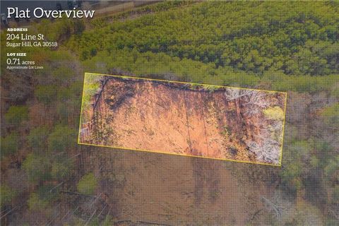 Vacant Land For Sale - 204 Line Street<br/> Buford, GA 30518