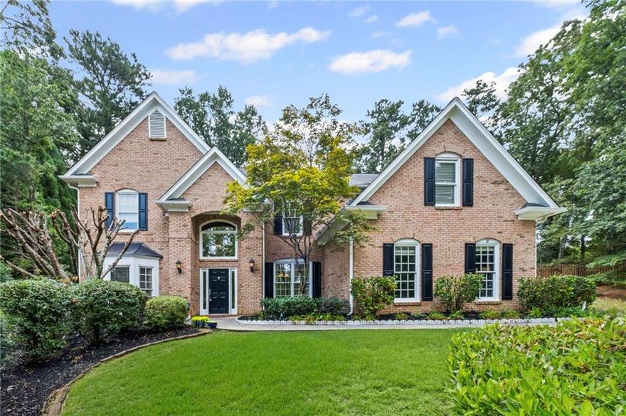 Stunning brick front home nestled in the heart of Alpharetta’s highly sought-after community! This beautifully maintained residence at 1235 Legend Run offers 4 spacious bedrooms, 2 and half bathrooms, and ~2996 square feet of luxurious living space. The home features an open-concept layout, gourmet kitchen with granite countertops and stainless steel appliances, a sunlit 2-story family room with fireplace, Upstairs, enjoy a spacious owner’s retreat with a spa-like bathroom, walk-in closet, and a private sitting area. Windows repaired/replaced (2023), exterior painted (2023), Interior painted(2025) garage door replaced (2023), stainless steel kitchen appliances installed (2023), LVP flooring added downstairs (2025), HVAC units replaced upstairs (May 2024) and downstairs (Aug 2024). The additional bedrooms are generously sized with ample closet space. Step outside to a private, fenced backyard ideal for gatherings or quiet relaxation. Located in a top-rated school district, just minutes from Avalon, Downtown Alpharetta, parks, shopping, and dining.