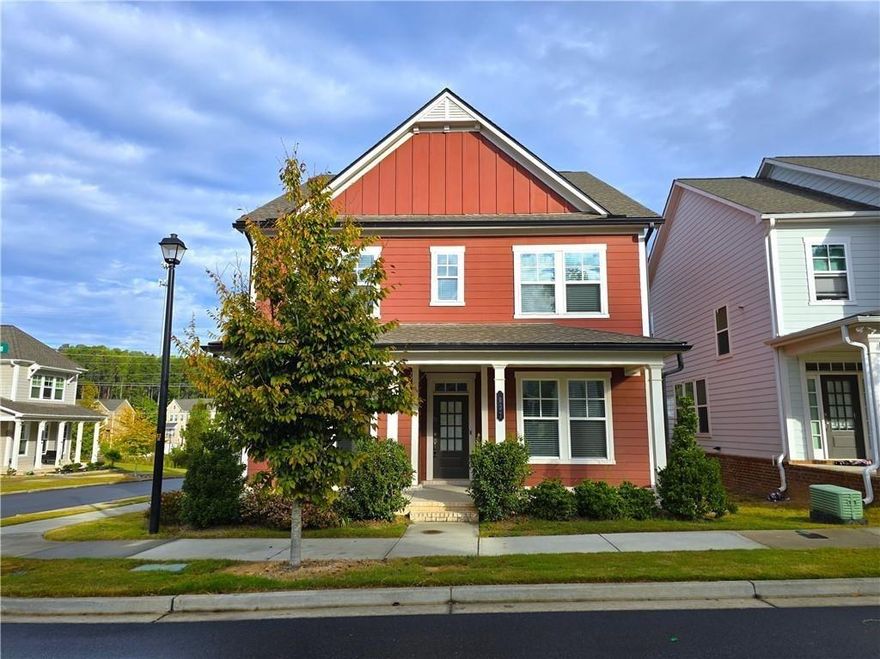 Welcome home to this beautiful, move-in-ready gem in the heart of Suwanee! Perfectly situated near shops, dining, parks, and the lively Suwanee Town Center, this home offers both comfort and convenience in one of Gwinnett County’s most sought-after communities with top-rated schools. This charming traditional two-story home features designer upgrades and a bright, open layout that’s perfect for modern living. Main Level: Enjoy stunning hardwood floors throughout and a spacious open floor plan that connects the family room, dining area, and a gorgeous kitchen featuring stainless steel appliances. A guest bedroom and full bath on the main level provide flexibility for guests or multi-generational living. You’ll also find a convenient mudroom bench by the rear entry, a coat closet near the front entrance, and a versatile flex room ideal for a home office, formal dining, or sitting area. Upper Level: The spacious owner’s suite features a large walk-in closet and a luxurious en-suite bath with a beautifully tiled shower and double vanities. Two additional bedrooms share a stylish hall bath, and the upstairs loft offers the perfect space for a media area, playroom, or reading nook. With its thoughtful design, desirable location, and move-in-ready condition, this home truly has it all!