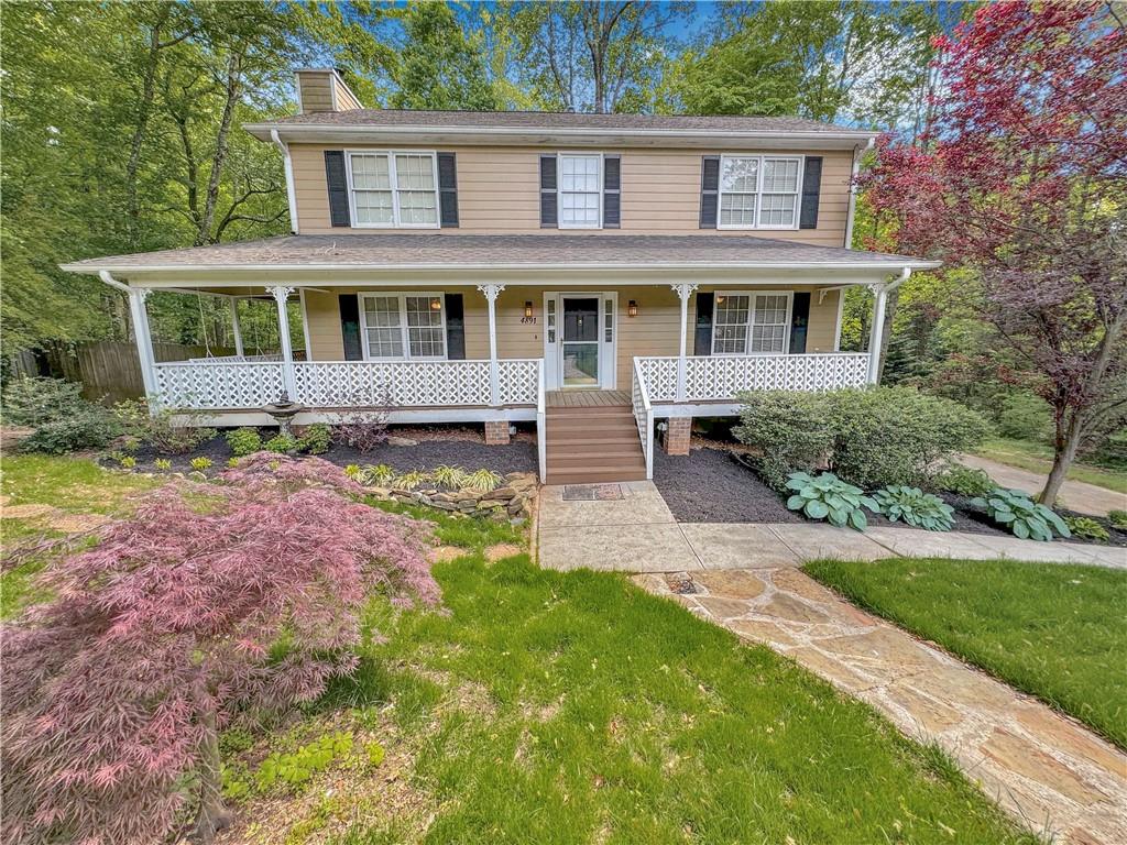 Available July 14! Gorgeous 3 BR/2 BA Traditional in Marietta! Wrap-around front porch with swing, hardwood floors, fresh paint, new fixtures and cozy fireplace in the master bedroom add to the charm of this lovely home nestled deep in the Falcon Crest subdivision on a cul-de-sac lot. Formal dining room, kitchen with stainless appliances, granite countertops, tile backsplash, pantry and breakfast area with access to back deck overlooking fenced backyard. Family room with fireplace and half bath complete the main level.
Upstairs is an oversized master with ensuite bath and large walk-in closet, two additional bedrooms with hall bath and convenient laundry closet. Partially finished basement features a flex space that can be used as an office or for recreation. 2 car garage. Lassiter High School! Convenient to shopping, restaurants, Roswell, Woodstock and more!
Resident Benefit Package included. Check out our 5-Star Reviews on Google. Rent quoted reflects discount for on time payment, ask for details.