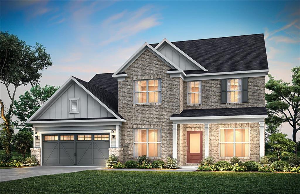 READY November/December- ASK ABOUT OUR RATE PROMO- Step into the Riverton—a beautifully designed 5-bedroom, 4.5 bath home located in the exclusive Oakwood community. From the moment you enter, you’re welcomed by a bright foyer and a flexible space perfect for a home office or quiet retreat. The heart of the home is the open-concept gathering room, filled with natural light and flowing effortlessly into the chef-inspired kitchen featuring a large center island, walk-in pantry, and sunny café area—ideal for both casual meals and entertaining. On the main level, a private bedroom with an attached full bath offers comfort and convenience for guests or multi-generational living. Upstairs, you’ll find a spacious loft perfect for game nights, movie marathons, or a homework hub. The owner’s suite is a true sanctuary with dual vanities, a large walk-in tiled shower with built-in seat, and an oversized closet. Three additional bedrooms share well-appointed baths, complemented by a convenient second-floor laundry room. All set within a thoughtfully planned community just minutes from top-rated Forsyth schools, shopping, and dining. Stock Photos