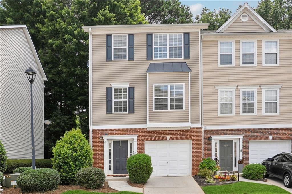Beautiful 4 bed/3.5 bath Townhome with flexible living space, This vacant and move-in ready townhome freshly painted, The entry-level features newly renovated with LVP flooring a private bedroom with an updated en-suite bath—perfect for a guest suite. The main level features a bright and open living room is filled with natural light from double sliding glass doors that lead to a spacious balcony—ideal for relaxing or entertaining. A cozy fireplace adds warmth, while the adjacent dining area offers chair railing and a breakfast bar for casual meals. The kitchen i ready for all your receipes baking and cooking. Upstairs, retreat to the spacious primary suite with vaulted ceilings and an en-suite bath complete with dual sinks. Two additional generously sized bedrooms share an updated full hall bath. Soaring 10 foot ceilings throughout! Enjoy peaceful green space views from either the upper balcony or the lower covered patio—your perfect spot for morning coffee or evening wind-downs. Amazing quiet location away from highway but with easy access to I-285, ~ 5 miles from Emory, CDC, 2 miles from downtown Decatur and Your DeKalb Farmers Market. Don't miss your opportunity - book your tour today!