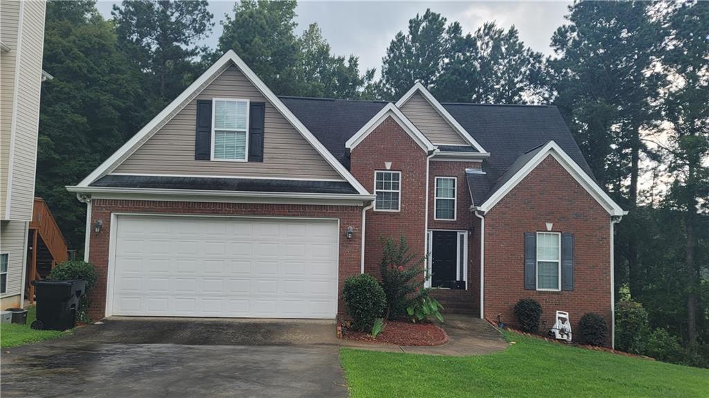 Welcome to this private home tucked in the River North Golf Community neighborhood. This quiet home has a lot of potential and sits on a big lot with only 1 side neighbor! The home entrance welcomes you with a high open ceiling leading into the living room and upstairs. Master Bedroom is on the Main level while your guests and office space can be separated on the 2nd floor. MASSIVE Bonus Guest bedroom upstairs. Flooring throughout 2nd floor! Kitchen, breakfast area and dining area are together for ease of access with the potential to remodel into an open concept view to the living room! Unfinished basement has high ceilings and an open floor plan for many possibilities that can include a HUGE play area, screen golf, or even a movie theater! The community has lots of amenities and is in a gated community with a security guard so you can feel safe!