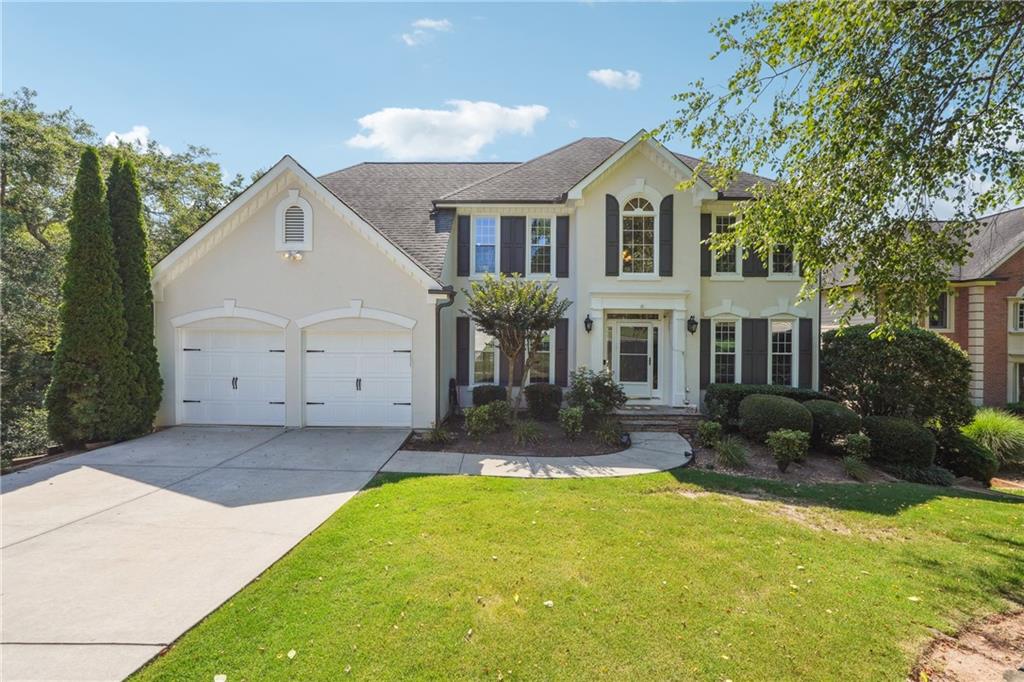 !!!Price Improvement!!! Experience luxurious living in this beautiful 5-bedroom, 3.5-bathroom home with an open floor plan and abundant natural sunlight throughout the day. Located in one of the most desirable neighborhoods and top-rated school districts, this property offers an ideal combination of elegance and convenience.

Welcoming Entrance: Enter through a grand 2-story foyer, flanked by a formal living room on one side and a formal dining room on the other.
Study Room: Perfect for a home office or library.
Family Room: Cozy up by the fireplace in this spacious area.
Gourmet Kitchen: Features granite countertops, in-wall microwave and oven, wine cooler, and white cabinets. A breakfast nook overlooks the large porch, perfect for gatherings.
Half Bathroom: Conveniently located on the main floor.
Upper Level hosts a Master Suite: A large master bedroom with an ensuite bathroom that includes a spacious walk-in closet, jetted tub, double vanity, and separate shower. Three more bedrooms with a shared bathroom that features double sinks.
Lower Level has a Semi-Finished Basement:
Game Room and Wet Bar: Ideal for entertaining.
Additional Room: Can be used as a bedroom, complete with a full bathroom.
Outdoor Access: Walkout to a large deck and backyard.
School Convenience: School buses stop right at the stop sign outside the house.
Amenities: Visible from the property and just a short walk away. Includes:
Olympic-Size Swimming Pool
Six Tennis Courts
Basketball Court
Children’s Play Area
Cabana and Walking Trails
Active HOA: Hosts many social events and has one of the best swim and tennis teams.
Nearby Park: Less than 3 miles from the new 203-acre Cauley Creek Park, featuring pickleball, basketball, volleyball, and tennis courts, football and cricket grounds, children’s park, and walking trails.
This home combines luxury, functionality, and community in one of the best locations you could hope for. Don’t miss out on this exceptional property!