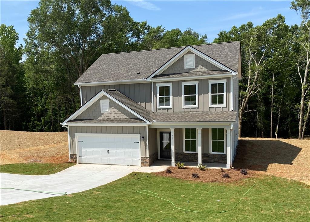 The Preston plan built by My Home Communities! This beautiful 4 bed, 2.5 bath two-story home is located on an estate-sized lot within minutes to Athens, GA! Spacious main level floor plan features a large island granite countertop in a kitchen that includes stainless steel appliances and ample sized 36" cabinets. Enjoy the open large living area that includes the the family room and breakfast area. 9ft vaulted ceilings on main level. The main level also features a separate study/office. This home is perfect for a quiet work environment - it fits all your needs! Upstairs includes a large primary suite with double-trey ceiling, double vanity, separate tub/shower, and large walk-in closet. Additionally, there is a laundry room, three spaciously sized secondary bedrooms with walk-in closets, and one full bath. USDA Eligible. Ready for Quick Move-In. Schedule an showing appointment today! *Secondary photos are file photos*