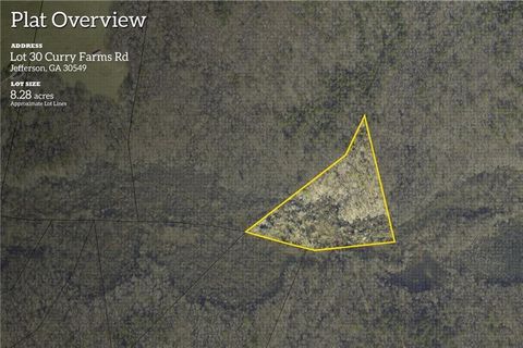 Vacant Land For Sale - Curry Farms Road<br/> Jefferson, GA 30549