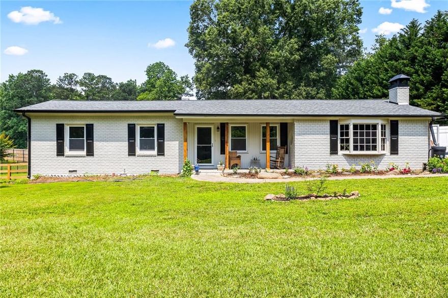 **Charming 3BR/2BA Renovated Ranch on Corner Lot in Kennesaw – No HOA!**

Welcome to this quaint and beautifully maintained 3-bedroom, 2-bathroom ranch-style home nestled on a spacious .50-acre corner lot in the heart of Kennesaw, one of Cobb County’s most sought-after areas. Bursting with character and modern updates, this home offers the perfect blend of comfort, charm, and convenience.

Step inside to discover a light-filled, open-concept living space featuring not one, but two cozy fireplaces—perfect for relaxing or entertaining. The renovated kitchen boasts stylish finishes, updated cabinetry, and modern appliances, while both bathrooms have been tastefully updated with contemporary fixtures and finishes.

Enjoy the privacy and flexibility of a large, fenced backyard complete with a spacious storage shed, ideal for tools, hobbies, or extra storage. The home sits on a generous corner lot, offering extra yard space and curb appeal with mature landscaping.

Located in a top-rated school district and convenient to shopping, dining, and major highways, this gem also comes with NO HOA, giving you the freedom to enjoy your property your way.

A must-see for buyers looking for a move-in-ready home with timeless charm and modern upgrades in a prime location. Don’t miss this one!