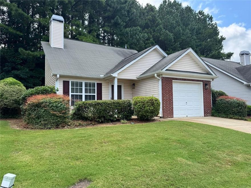 Great Towne Lake Location. Nice cottage home offers 2 bedrooms 2 bathes with a large loft . 1 car garage, fenced back yard. Freshly painted, beautiful new, granite counters in kitchen and batrooms. LVP flooring. HOA cuts grass in the front yard. all HOA fees paid by landlord. Available Now  Bascomb, Booth & Etowah school district. Owners wife is a licensed real estate agent. Credit score of 630 required. Small dog under 35 lbs will be considered.