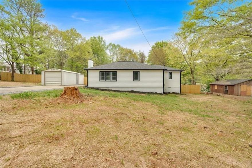 Charming Renovated Home on Spacious Lot – Perfectly Located! Welcome to 484 Lorene Drive, where style, comfort, and location come together! This beautifully renovated 3-bedroom, 2-bathroom home sits on a generous 0.8-acre lot, offering the perfect blend of modern living and peaceful privacy. Step inside to find a bright, open-concept layout featuring fresh updates throughout—from sleek flooring and stylish lighting to a modern kitchen with stainless steel appliances and stunning finishes. The generous bedrooms provide restful retreats, while both bathrooms boast tasteful renovations with contemporary tile and fixtures. Whether you’re hosting guests or simply relaxing, the expansive backyard offers endless possibilities—garden, play, entertain, or even add a pool. Nestled in a prime location, this home puts you just minutes away from top-notch shopping, dining, and entertainment options. Enjoy the convenience of being close to it all while coming home to your own private oasis. Entertainment & Lifestyle: • The Battery Atlanta – Home of Truist Park (Braves stadium), packed with restaurants, bars, concerts, and year-round events. • Marietta Square – A charming historic downtown with boutiques, local dining, weekend farmers markets, live music, and theater. • Andretti Indoor Karting & Games – Perfect for family fun or entertaining guests with arcade games, go-karts, and more. • Cobb Energy Performing Arts Centre – Hosting Broadway shows, concerts, and special events. • Topgolf – Great for casual hangouts or competitive fun. • Kennesaw Mountain National Battlefield Park – For outdoor lovers, this offers scenic hiking, picnicking, and history. Convenient Accessibility: • Quick access to I-75 & I-285 – Making downtown Atlanta, the airport, and major job hubs just a short drive away. • Close to Wellstar Kennestone Hospital – A major healthcare provider nearby. • Cumberland Mall & Town Center at Cobb – For shopping, dining, and errands all in one trip. • Great schools and parks nearby – Ideal for families or long-term living. Don’t miss your chance to own a move-in ready home on nearly an acre, with all the perks of city living just around the corner!