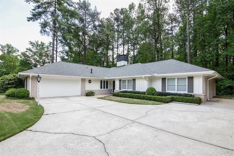 One-level living on quiet cul-de-sac in a fantastic ITP Sandy Springs location! Home is fully renovated and features large foyer, living room with fireplace, dining room, large kitchen, family room with fireplace, master bedroom with en suite bath, 2 additional bedrooms with hall full bath, and half bath. Wooded, private lot which is professionally maintained. This home is pristine. ABSOLUTELY NO PETS - NO EXCEPTIONS. Available now. Minimum 1 year lease, up to 2 years.