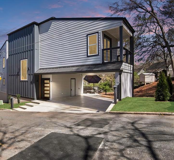 GREAT INCENTIVES on this BRAND NEW Modern Home in the Heart of Downtown Canton. Welcome to your dream home! This stunning brand new 2,012 square foot modern masterpiece offers the perfect blend of luxury, functionality, and style. Featuring 3 spacious bedrooms and 2.5 beautifully designed bathrooms, this home was built with premium finishes and thoughtful details throughout. Step inside to a bright and airy open-concept main level with soaring 9’ ceilings, elegant recessed lighting, and a built-in speaker system throughout the home – perfect for entertaining or everyday living. The gourmet kitchen is a showstopper, boasting premium-style cabinets with abundant storage, sleek quartz countertops, and a luxury stainless steel appliance package. The entire home is outfitted with waterproof luxury laminate flooring, adding durability and a seamless modern look. A striking metal cable-style handrail adds a unique architectural touch to the interior. Both full bathrooms are designed to impress with huge walk-in showers and double vanities, offering spa-like comfort in your own home. Located in Downtown Canton, you're just a short walk to charming restaurants, breweries, shops, and all the small-town charm the area has to offer. Plus, you're only minutes from I-575, with the North Georgia Mountains just 20–30 minutes away and Downtown Atlanta within 45 minutes – the perfect balance of city access and natural beauty. Don’t miss this incredible opportunity in one of Canton’s most up-and-coming areas – homes like this don't last long. Contact the listing agent today for more information!
