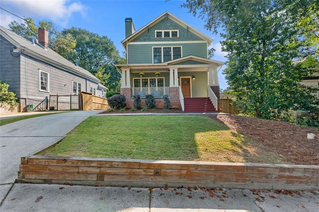 Discover this stunning Craftsman-style home featuring 3 bedrooms and 2.5 baths, along with a separate 2-bedroom, 1-bath apartment below, nestled in the historic Grant Park neighborhood. Located just one street away from the picturesque Grant Park and Zoo Atlanta, this property offers exceptional versatility. The basement apartment is perfect for accommodating parents who are moving in, or it can be utilized for Airbnb rentals, long-term rental income, or as housing for your college-age children, allowing you to save on room and board.
This property boasts an array of attractive features, including off-street parking and spray foam insulation in the attic. Newly renovated kitchen. New quartz countertops throughout. New appliances. And a freshly painted interior. All three furnaces and three A/C units have been recently replaced, with service agreements (warranties) on three of the furnaces and one A/C unit. Enjoy beautiful hardwood floors throughout the main home, complemented by luxury vinyl plank flooring in the basement apartment. This is a must-see property with so much to offer—too much to list!
