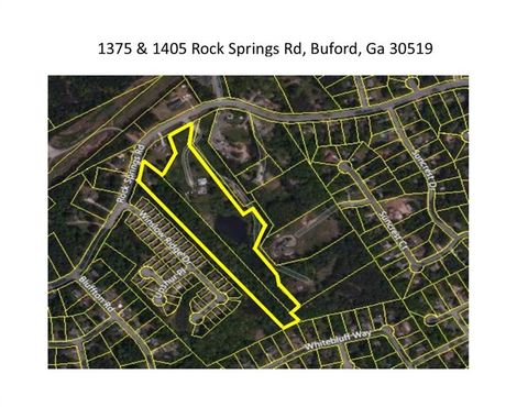 Vacant Land For Sale - 1375 Rock Springs Road<br/> Buford, GA 30519