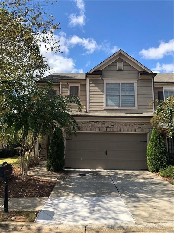 This a rare end-unit townhome with backyard privacy in highly sought South Forsyth School district.. It has lots of upgrades: hardwood throughout the first floor, granite counter-top, tile backsplash, S/S appliances and tiled bathrooms. Oversized master bedroom with cathedral ceiling & spa bath featuring garden tub, double vanity, separate shower. Tennis court and swimming pool in the subdivision. Lawn care, Trash and HOA is included in the rental.