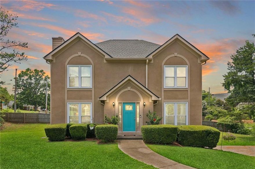 Classic style. System upgrades. Prime location AND an assumable loan at 2.25%. Brand new roof, windows, and updated major systems make this timeless traditional the one you've been waiting for! Nestled on a quiet cul-de-sac, this home features a classic layout with fireside family room, bright living room/den/office, and elegant formal dining room with wainscoting. At the heart of the home, the kitchen showcases wood cabinetry, granite countertops, and pantry open to a sunny breakfast room. Enjoy main level access to the spacious deck overlooking the private backyard. Upstairs, the primary suite is a private retreat with walk-in closet and spa bath with brand new dual vanities, jetted soaking tub, and separate tiled shower. Need room to grow? Unfinished terrace level has ample storage space with potential for future expansion, and an oversized two-car drive under garage. Evenings shine brighter with ambient exterior lighting that turns heads and sets the perfect tone. Why settle? An unbeatable value in Lakewood Colony, located in an amenity-rich community serving up poolside weekends, top-rated East Cobb schools, parks, shopping, and everything you need just minutes away. Discounted rate options and no lender fee future refinancing may be available for qualified buyers of this home.
