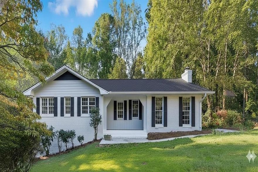 Back on the market! Nestled in the highly sought-after Windsor Farms community, this beautifully updated 4-bedroom, 3-bathroom ranch combines timeless charm with modern comfort. Featuring a brand-new roof, this home is just minutes from historic Marietta Square, top-rated schools, shopping, dining, and major highways—offering unmatched convenience. Inside, you’ll love the stylish updates throughout, including a spa-like bathroom with a freestanding tub, dual vessel sinks, and designer finishes. The open and airy bedrooms feature abundant natural light, fresh paint, and new flooring, creating a warm and inviting atmosphere. The finished basement adds flexibility with two additional bedrooms and a full bath—perfect for guests, a home office, or recreation space. Enjoy year-round relaxation in the sunroom, and take advantage of the detached garage for extra storage or parking. This home blends modern style with endless potential in one of Marietta's most desirable neighborhoods. Don’t miss your chance—schedule a showing today!