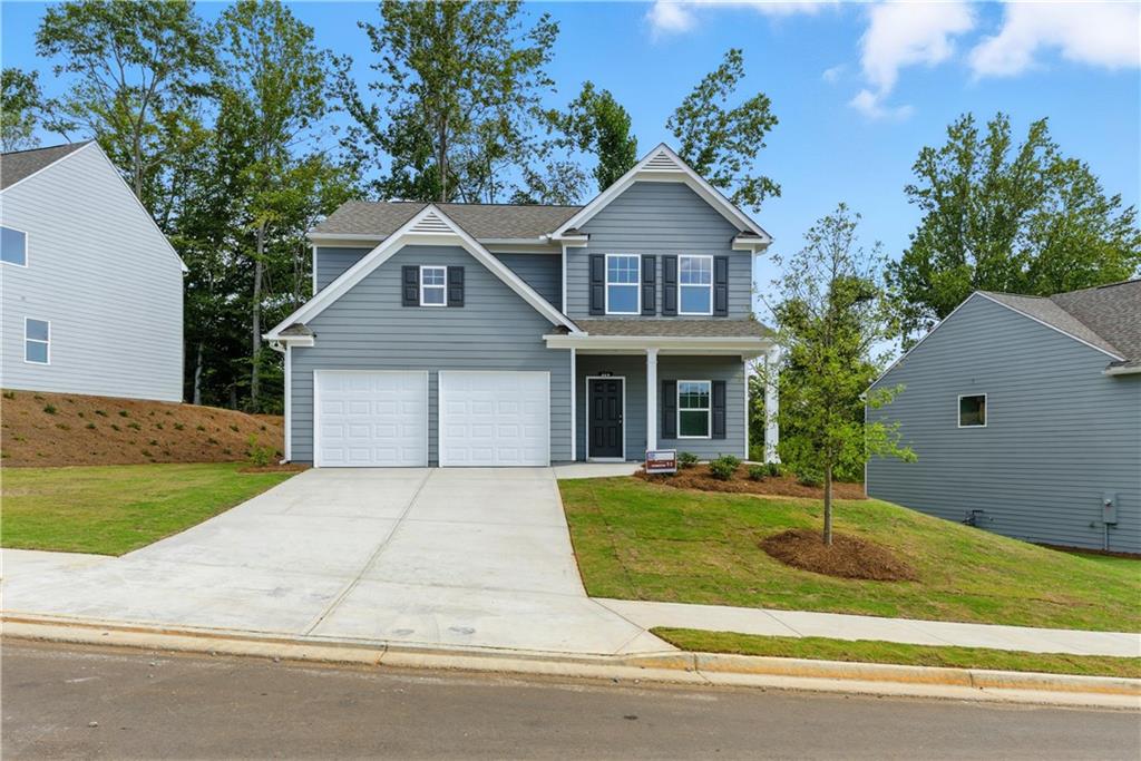 Mayfield Plan at The Reserve at Willow Oaks under construction now-BRAND NEW-LOT 113-ready to close near November! Beautiful opportunity for new home @ this price point! Kitchen features stained cabinets w/GRANITE counters and island, SS appliances-separate breakfast area-all open to family room area with gas fireplace! LVP floors entire main! Owner's suite upstairs fits king size with walk in closet! Owner's bath features 42" shower and separate soaking tub-Dual, raised height vanities w/cultured marble tops! Really a cute home plan! 2-10 Warranty, plus 1 Year Builder Warranty. Community located just minutes off I575, minutes to DT Canton, The Mill, Outlets, DT Woodstock and eats! BIG Buyer INCENTIVES now! Come and see! Buyer has opportunity to still add more options to home if they choose!